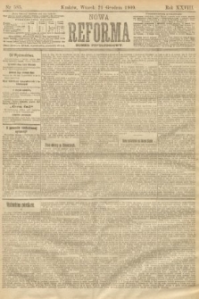 Nowa Reforma (numer popołudniowy). 1909, nr 585