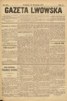 Gazeta Lwowska. 1897, nr 214