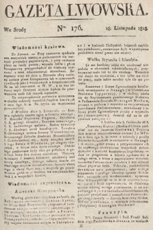 Gazeta Lwowska. 1818, nr 176