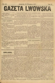 Gazeta Lwowska. 1897, nr 217