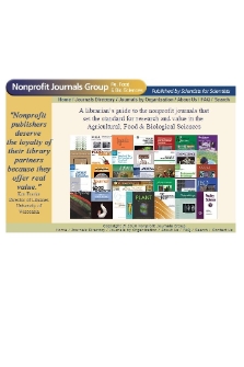 Nonprofit Journals Group Ag. Food & Bio Sciences