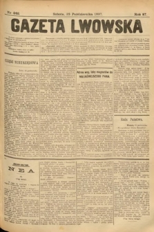 Gazeta Lwowska. 1897, nr 242