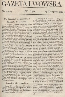 Gazeta Lwowska. 1818, nr 180