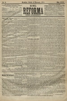 Nowa Reforma (numer popołudniowy). 1911, nr 6