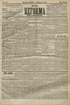 Nowa Reforma (numer popołudniowy). 1911, nr 10