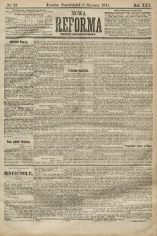 Nowa Reforma (numer popołudniowy). 1911, nr 12
