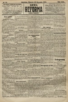 Nowa Reforma (numer poranny). 1911, nr 13