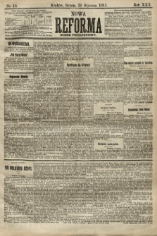 Nowa Reforma (numer popołudniowy). 1911, nr 46