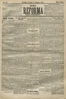 Nowa Reforma (numer popołudniowy). 1911, nr 54