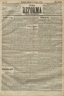 Nowa Reforma (numer popołudniowy). 1911, nr 56