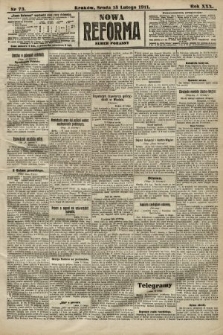 Nowa Reforma (numer poranny). 1911, nr 73