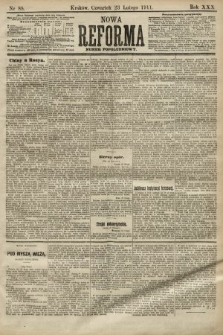 Nowa Reforma (numer popołudniowy). 1911, nr 88