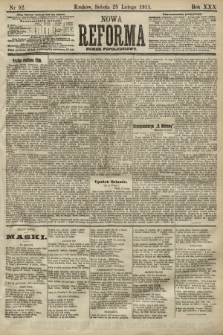 Nowa Reforma (numer popołudniowy). 1911, nr 92