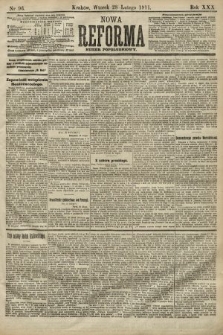 Nowa Reforma (numer popołudniowy). 1911, nr 96