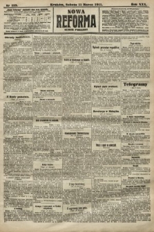 Nowa Reforma (numer poranny). 1911, nr 115