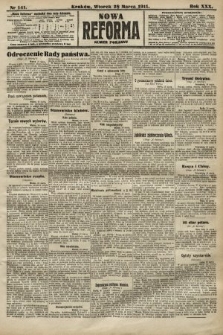 Nowa Reforma (numer poranny). 1911, nr 141