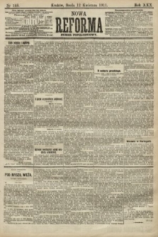 Nowa Reforma (numer popołudniowy). 1911, nr 168