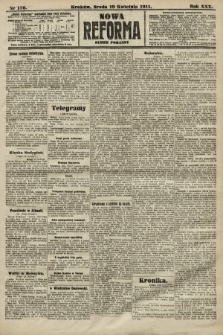 Nowa Reforma (numer poranny). 1911, nr 176