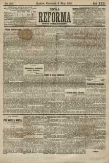 Nowa Reforma (numer popołudniowy). 1911, nr 203