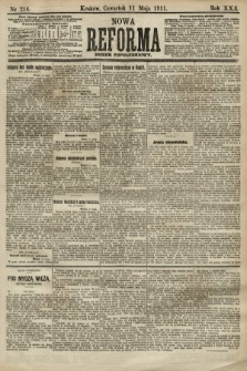 Nowa Reforma (numer popołudniowy). 1911, nr 214