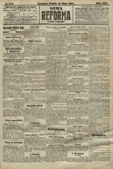 Nowa Reforma (numer poranny). 1911, nr 215