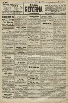 Nowa Reforma (numer poranny). 1911, nr 217
