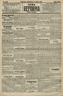 Nowa Reforma (numer poranny). 1911, nr 219
