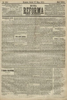 Nowa Reforma (numer popołudniowy). 1911, nr 224