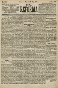 Nowa Reforma (numer popołudniowy). 1911, nr 238