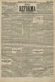 Nowa Reforma (numer popołudniowy). 1911, nr 256