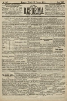 Nowa Reforma (numer popołudniowy). 1911, nr 267