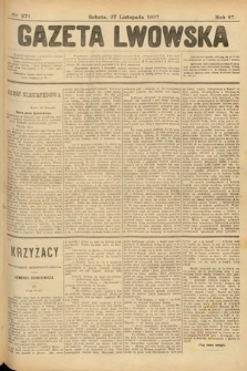 Gazeta Lwowska. 1897, nr 271