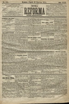 Nowa Reforma (numer popołudniowy). 1911, nr 293