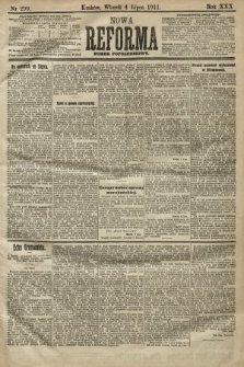 Nowa Reforma (numer popołudniowy). 1911, nr 299
