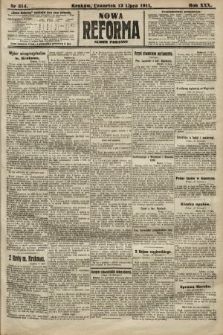 Nowa Reforma (numer poranny). 1911, nr 314