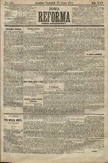 Nowa Reforma (numer popołudniowy). 1911, nr 315