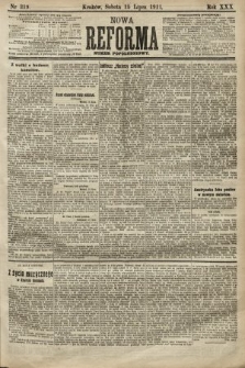 Nowa Reforma (numer popołudniowy). 1911, nr 319