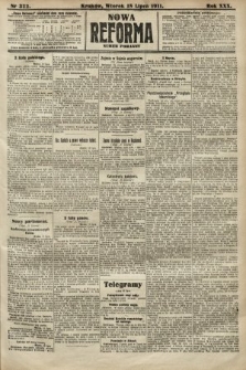 Nowa Reforma (numer poranny). 1911, nr 322