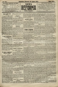 Nowa Reforma (numer poranny). 1911, nr 334