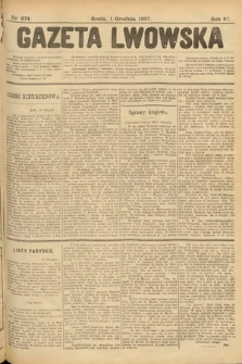 Gazeta Lwowska. 1897, nr 274