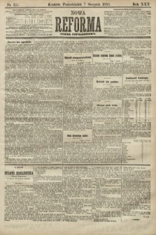Nowa Reforma (numer popołudniowy). 1911, nr 357