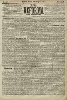 Nowa Reforma (numer popołudniowy). 1911, nr 377