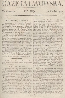Gazeta Lwowska. 1818, nr 185
