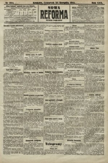 Nowa Reforma (numer poranny). 1911, nr 384