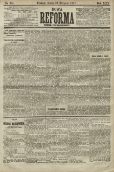 Nowa Reforma (numer popołudniowy). 1911, nr 395