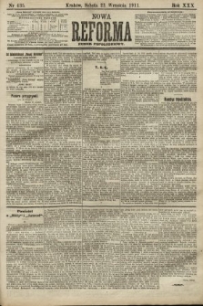 Nowa Reforma (numer popołudniowy). 1911, nr 434