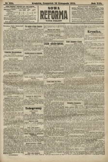 Nowa Reforma (numer poranny). 1911, nr 524