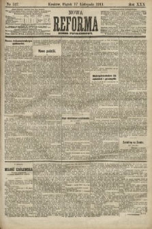 Nowa Reforma (numer popołudniowy). 1911, nr 527