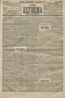 Nowa Reforma (numer popołudniowy). 1911, nr 565