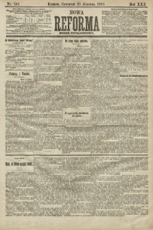 Nowa Reforma (numer popołudniowy). 1911, nr 583